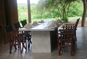 Dining Area of Kahandamodara, Sri Lanka