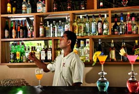 Bar at Kassapa Lions Rock Hotel, Sigiriya