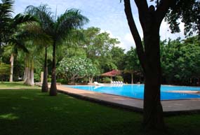 Swimming Pool at Palm Garden Village Hotel, Anuradhapura